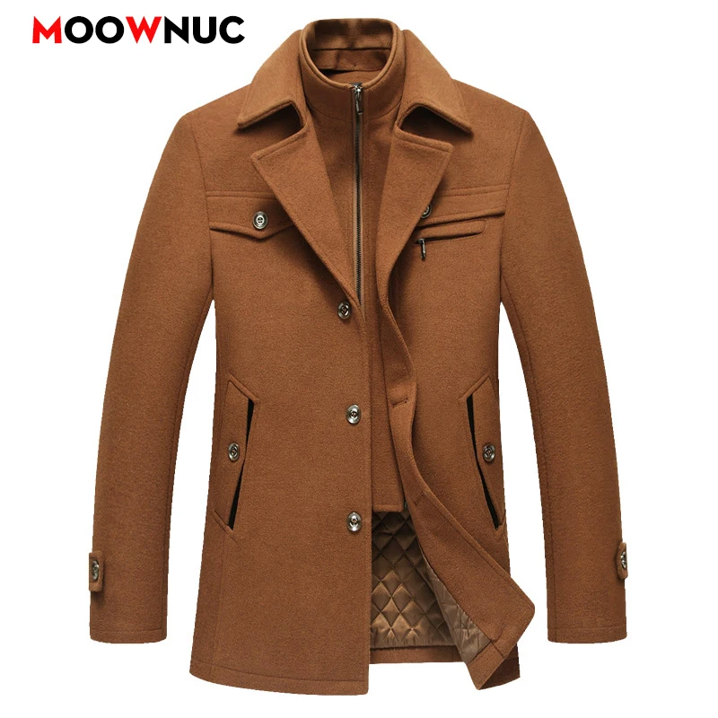 

Men's Coat Man Trench Coat Men's Clothing Wool Woollen Overcoat Winter Autumn Men Coat Men's Wear Warm Overcoat Male 5XL Warm