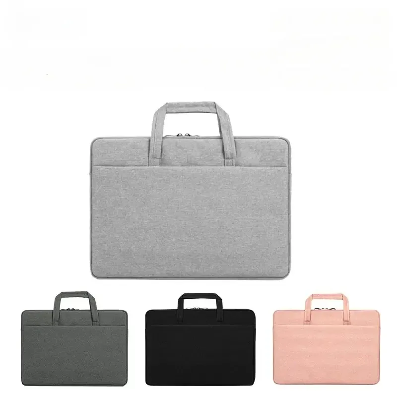 

Laptop Tote Bag with Waterproof and Shock-absorbing Thick Velvet Inner Liner Suitable for Macbook Pro Laptops 13 14 15 Inches