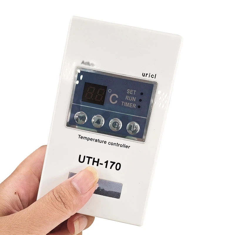 تخصيص UTH-170 فيلم التدفئة Termostato شاشة الكريستال السائل Saunas منظم الحرارة مع تشغيل مفتاح اللمس