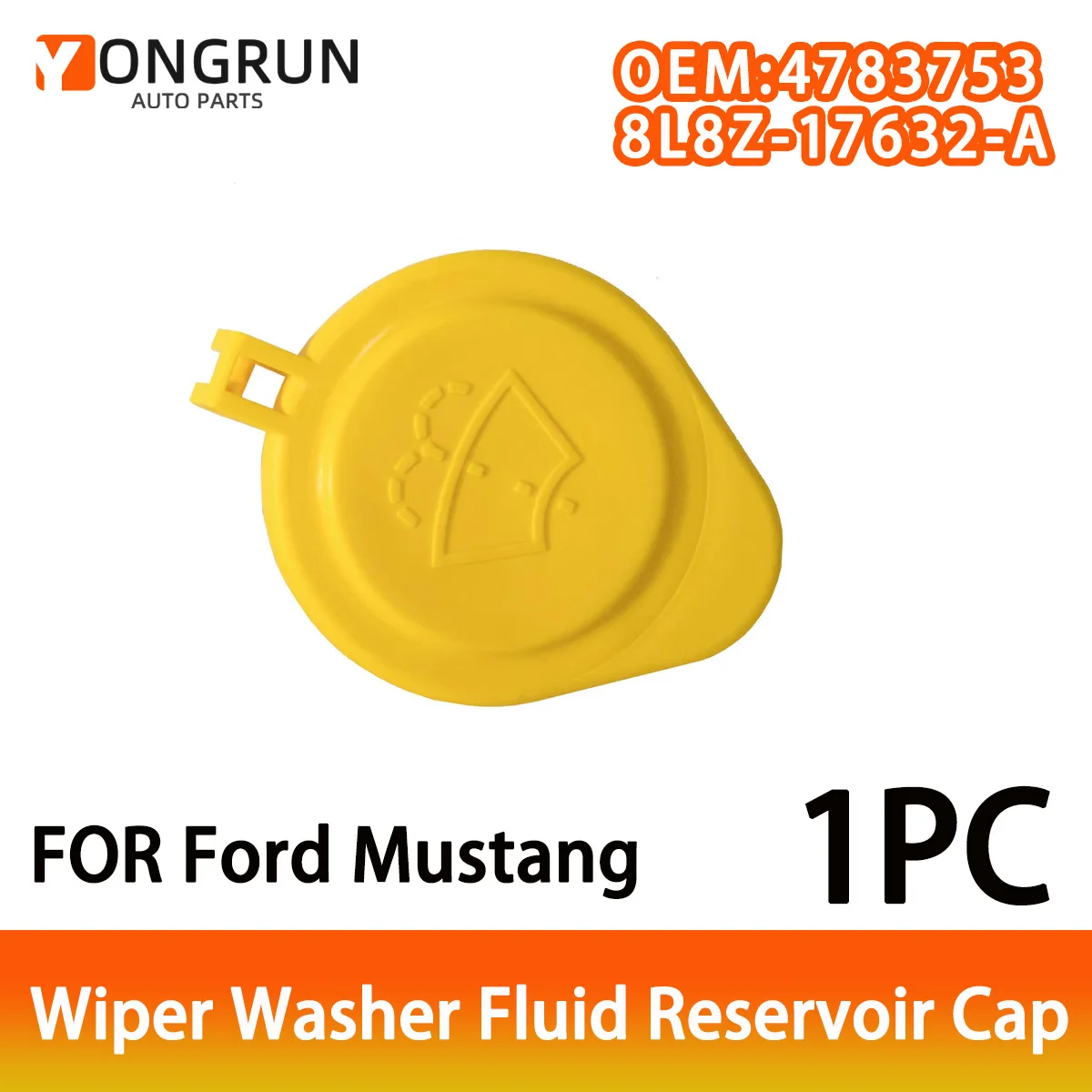 YONGRUN 1PC Parabrezza Rondella Tappo Serbatoio Fluido Tappo Bottiglia di Acqua Per Ford Mustang Focus Escape 2008-2011 4783753 8L8Z-17632-A