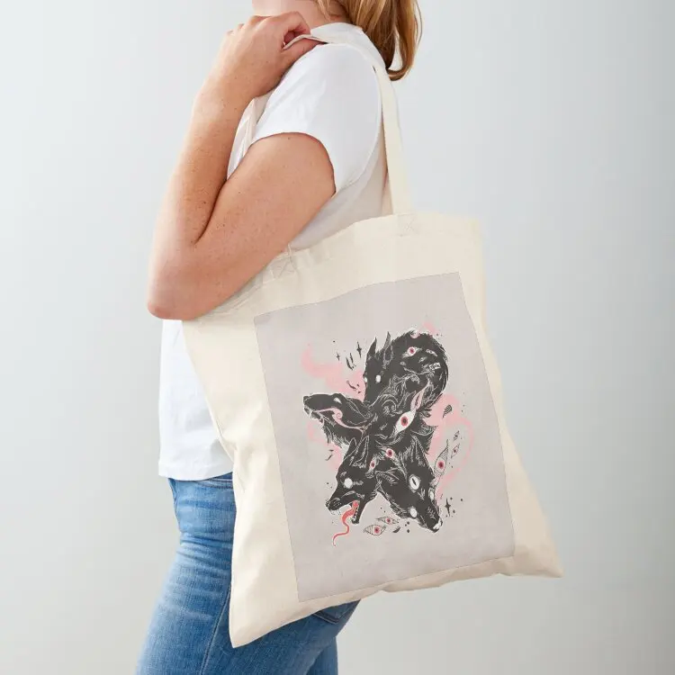 

Wild Wolves With Many Eyes Tote Bag shoping bag Women's shopper bag ecological bags eco folding
