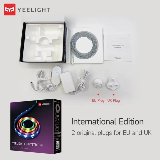 Yeelight LED lightstrip pro Chameleon RGB Ambilight Light Strip Phantom color YLDD005 Work With Apple Homekit Mihome App