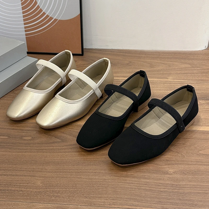 Zapatos de tacón con plataforma para mujer, calzado Retro de cuero suave, dos colores opcionales, sin pies cansados, novedad de 2024