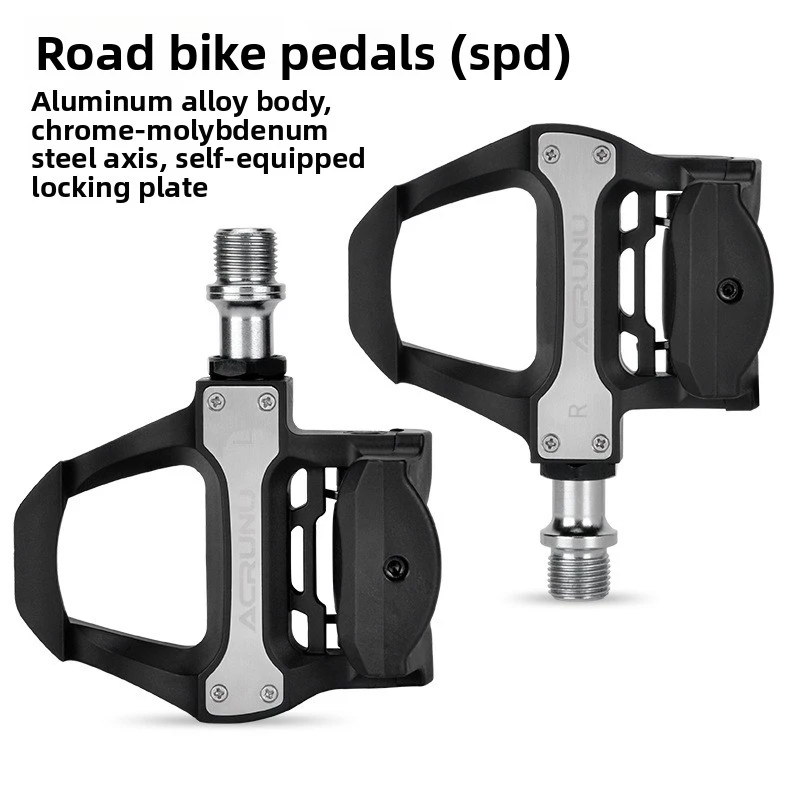

Велосипедные педали ACRUNU SPD для шоссейных велосипедов, ультралегкие, с герметичными подшипниками, с креплениями для шиповок