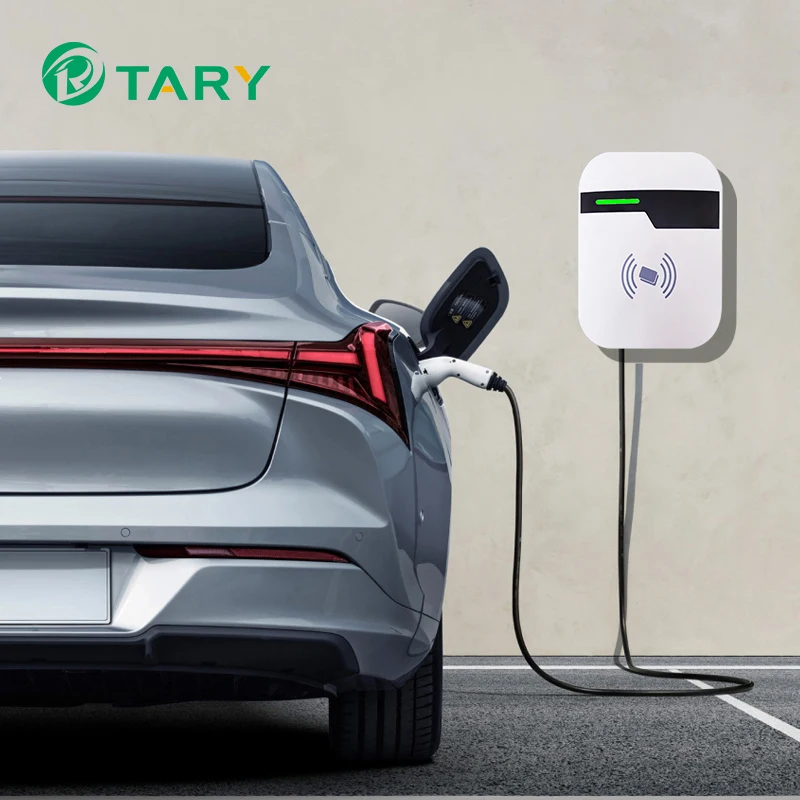 نوع المنزلية 2 EV شاحن ، الحائط ، وتتفاعل بطاقة التطبيق ، صندوق الحائط ، محطة شحن السيارات الكهربائية ، نوع 2 ، 7kW ، 11kW ، 22kW ، 16A ، 32A ، OEM