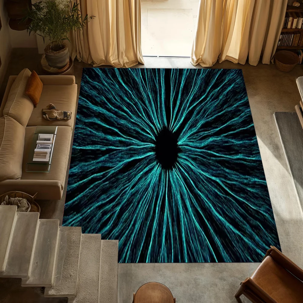 3D Geometric Carpet Game Room Rugs Hexagons Carpets for Home Play Gaming Room Decor Livingroom Bedroom Teens E-Sport Rug
