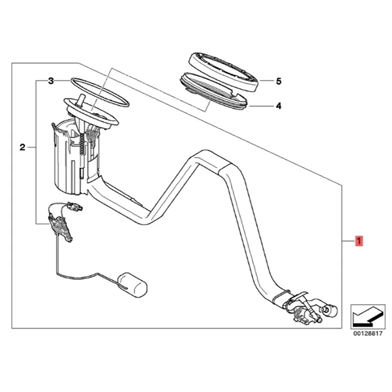 

Auto Parts Passenger Right Fuel Pump Module Assembly for BMW E60 E61 16117373503