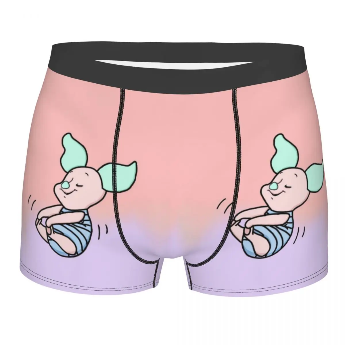 

Нижнее белье «Пятачки и друзья» на заказ, мужские эластичные трусы-боксеры, шорты, мягкие трусы для Homme