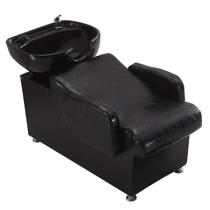Comfortable Professional Salon Chair Retro Modern Hair Salon Exclusive Shampoo Chairs Luxury Reclining Meuble Salon Furniture
