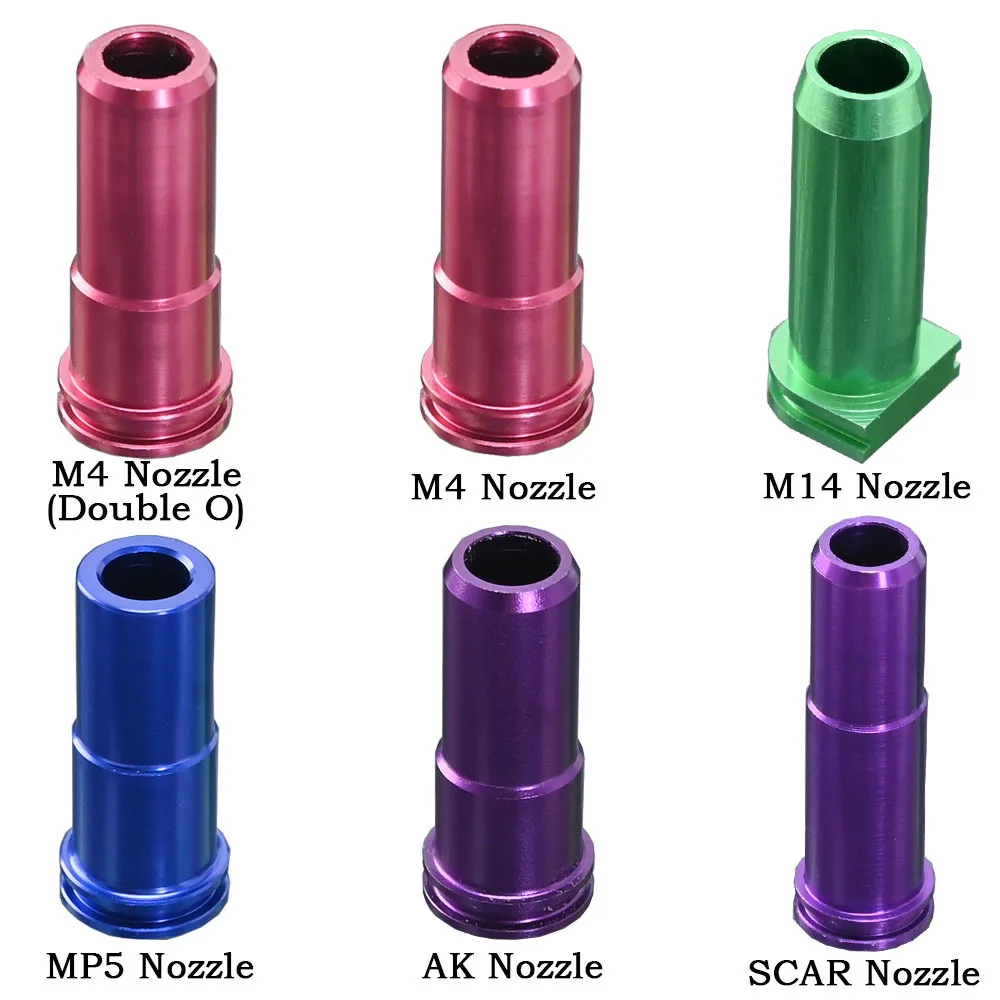 Bocal de ar para caixa de engrenagens CNC AEG, O-Ring duplo, Um bocal de pressão do O-Ring, AK, M4, M15, M14, SCAR, 2, 3, 5, 7