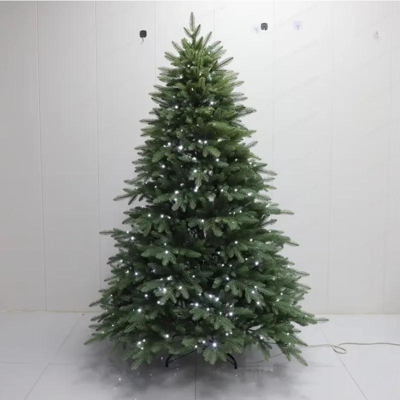 4 feet 5 feet 6 feet 7 feet, no odor artificial pre-installed lights, all PE simulated Christmas tree