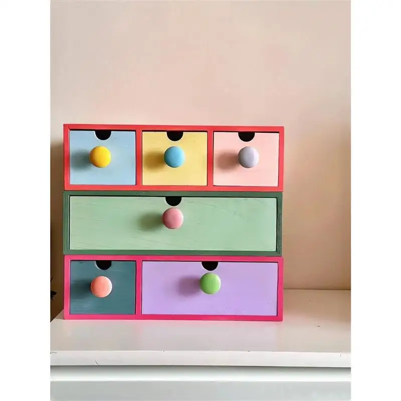 New dopamine colorful storage cabinet with detachable storage cabinet style, durable storage rack, living room decoration