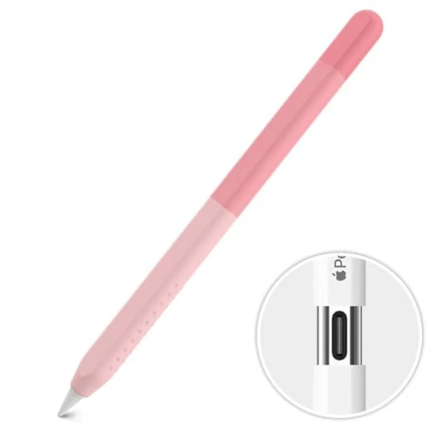 

iPencil Case Compatible with Apple Pencil Case USB-C Gradient Color Silicone Protective Case Sleeve Skin Accessories for Apple