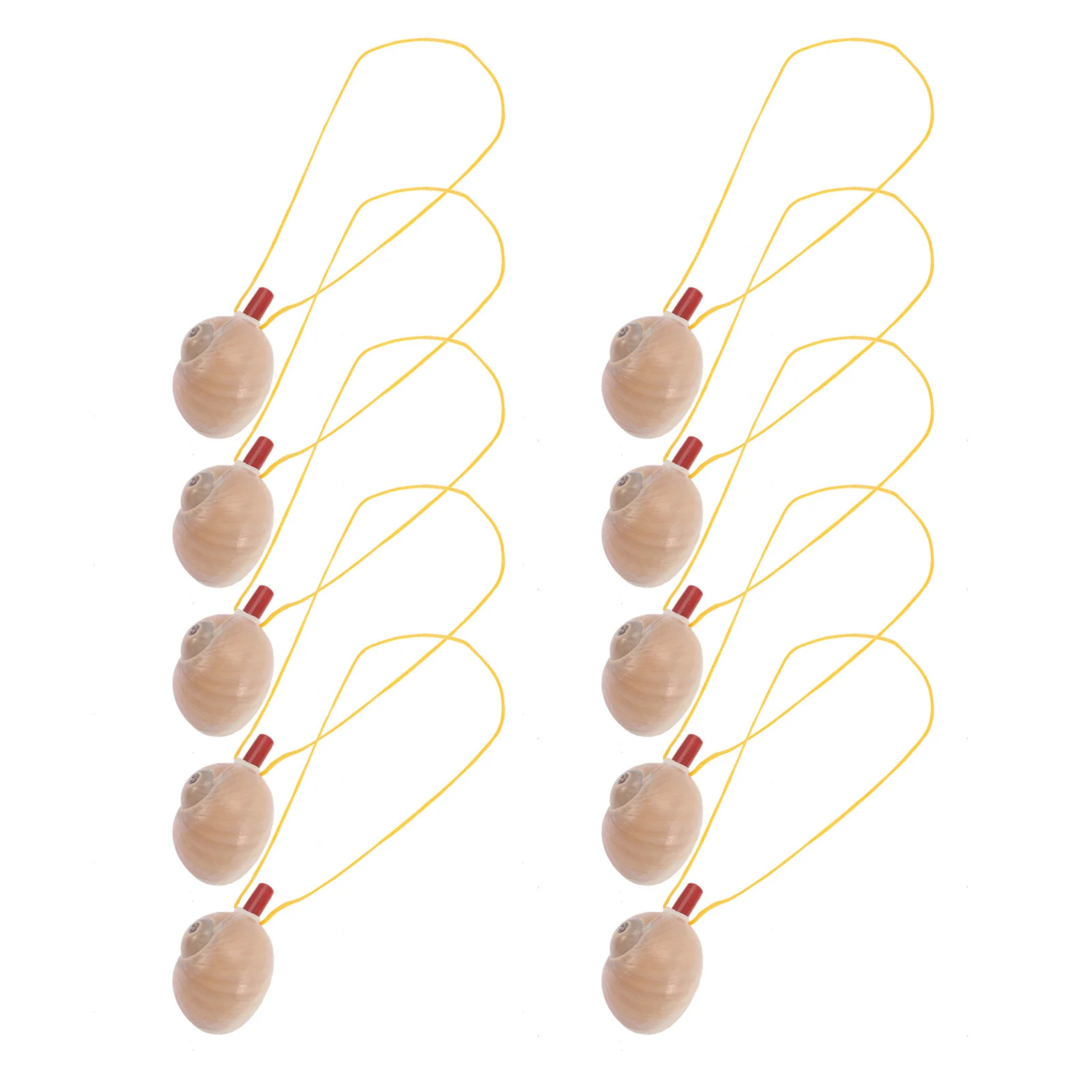 

10Pcs Conch Whistles Distinctive Crafts for Kids Outdoor Activities and Party Decorations Children Whistles Musical Whistle