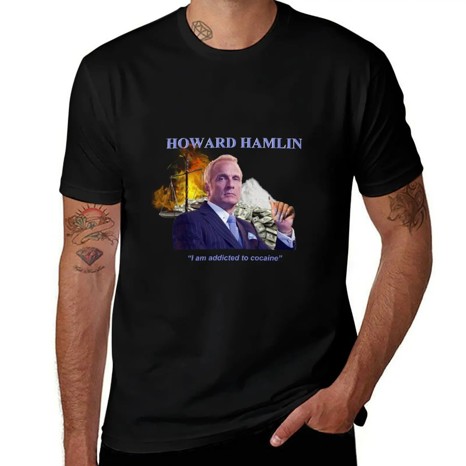 based howard hamlin T-Shirt Utility Casual Work T-Shirt