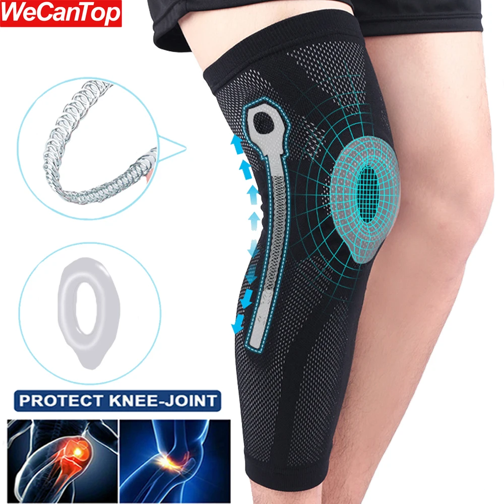 Unisex Knee Braces Support Lengthen Leg Compression Sleeves Knee Pads for Meniscus Tear,Joint Pain Relief,Injury Recovery,Sports