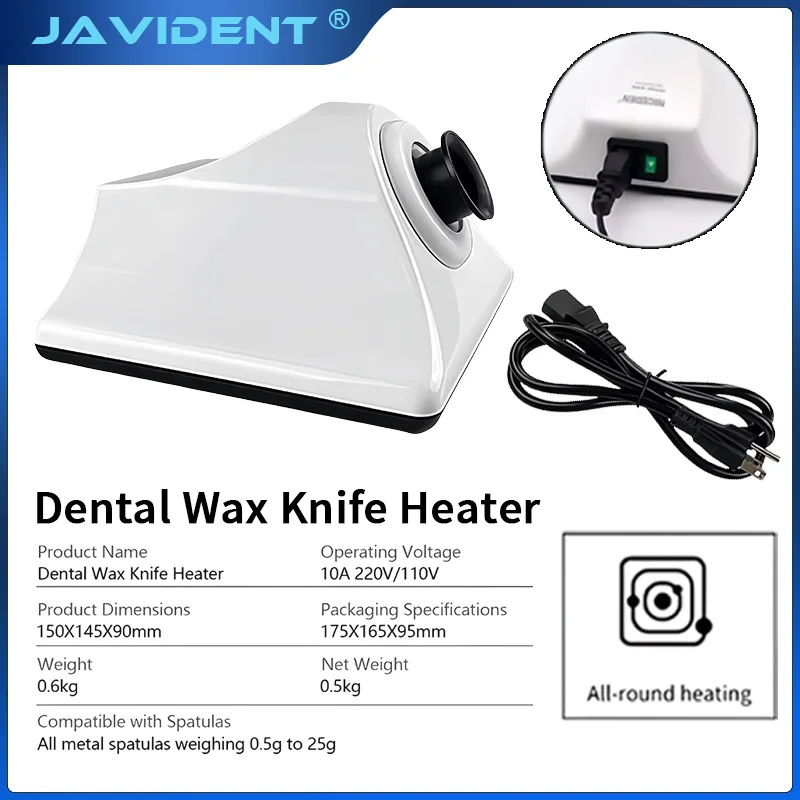 JAVIDENT 1Set Dental Lab Electric Induction Graver Heater Dental Wax Melting Machine Infrared Induction Wax Knife Heater