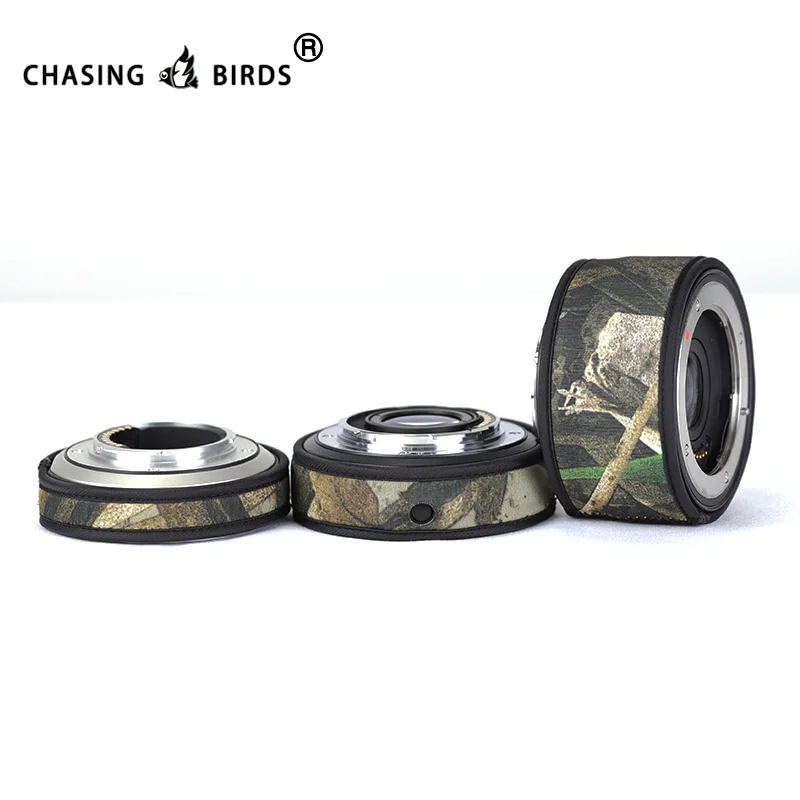 CHASING BIRDS camouflage lens coat for OLYMPUS teleconverter TC EC MC 1.4X 2.0X waterproof and rainproof lens protective cover