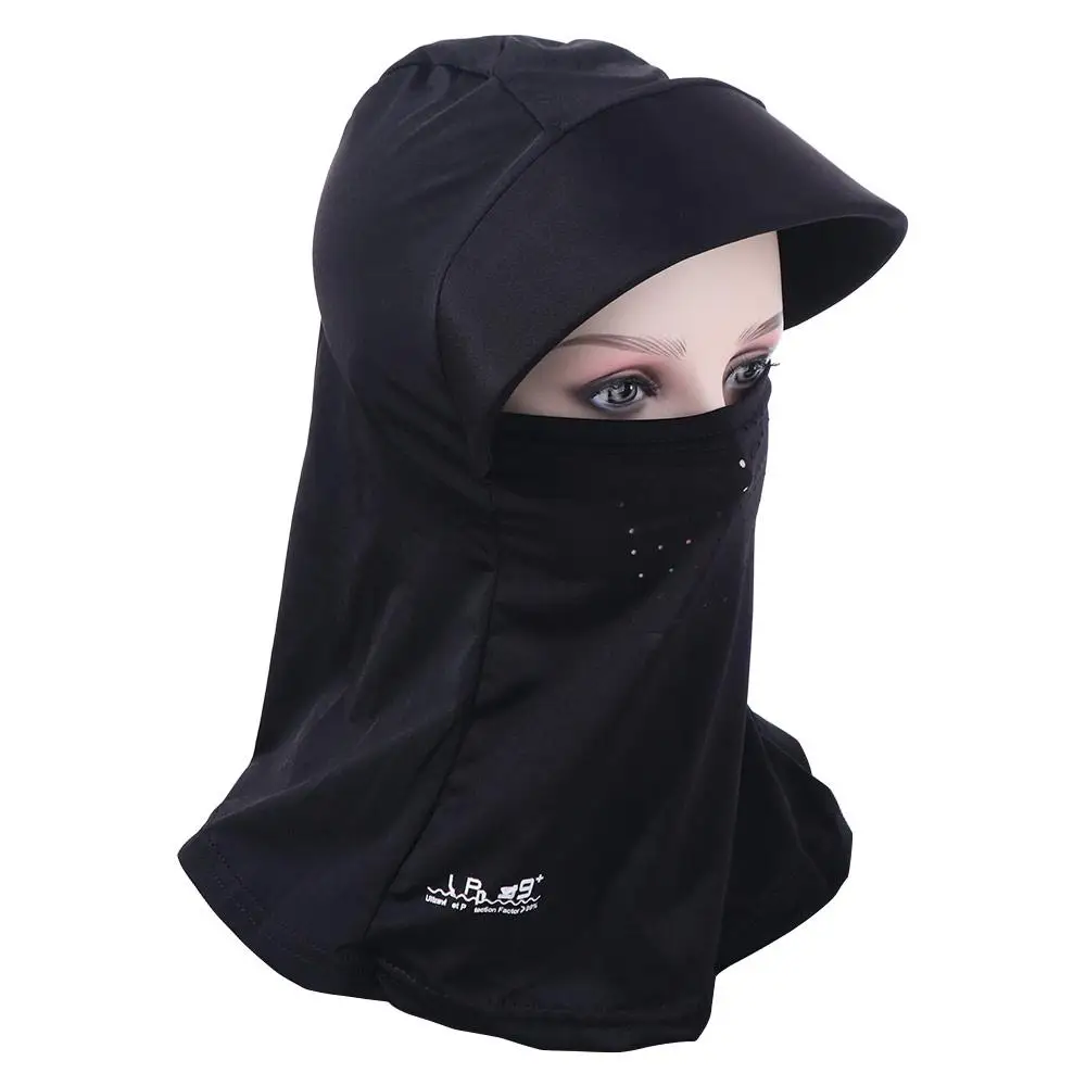 UV Protection Sunshade Sun Hat Wide Brim Solid Color Summer UV Protection Cap Visor Hat Neck Guard Tea Picking Hat Cycling