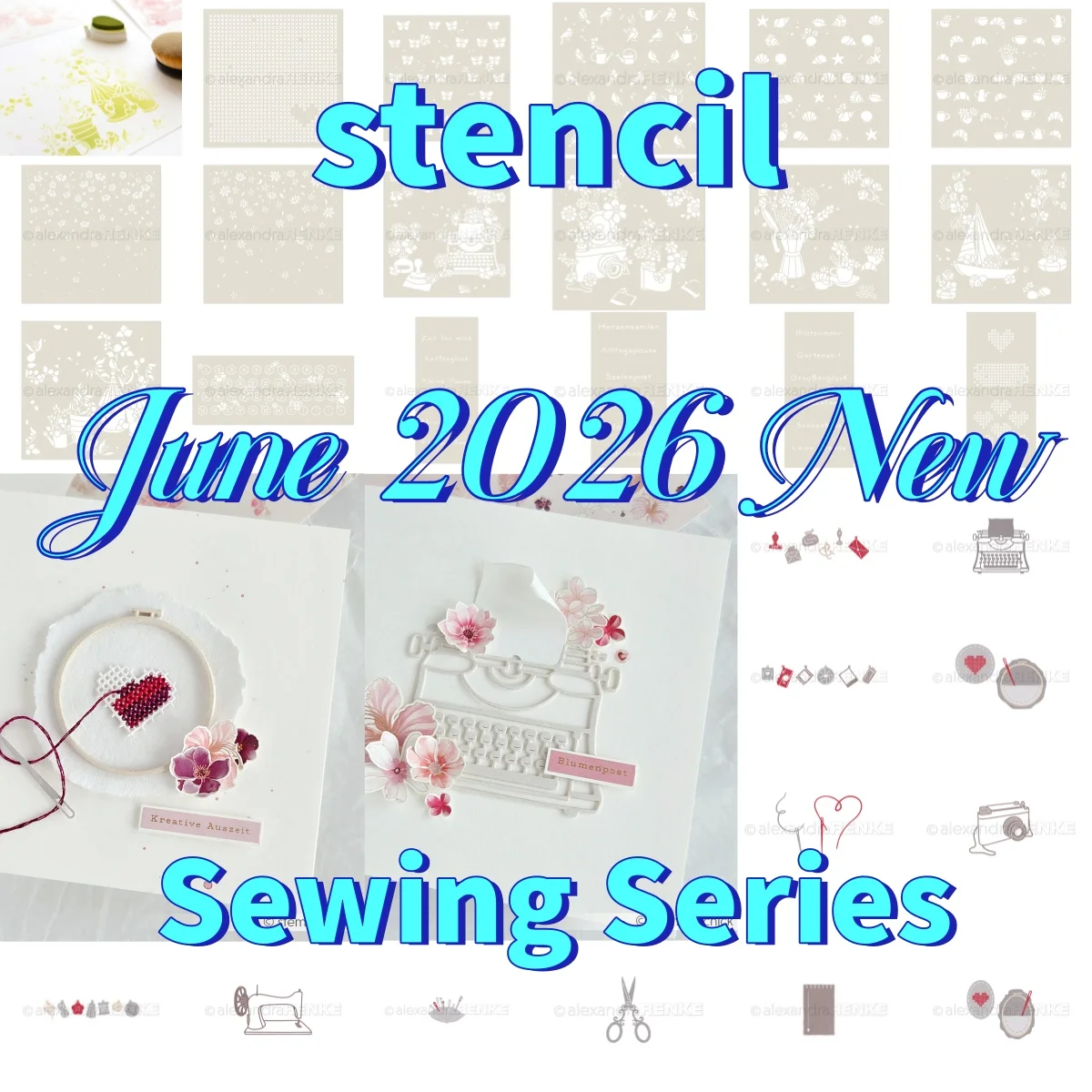 

June 2026 New Floral Garden Coffee Sewing Mini Metal Cutting Dies Stencil For DIY Scrapbook Craft Decoration Embossing Template