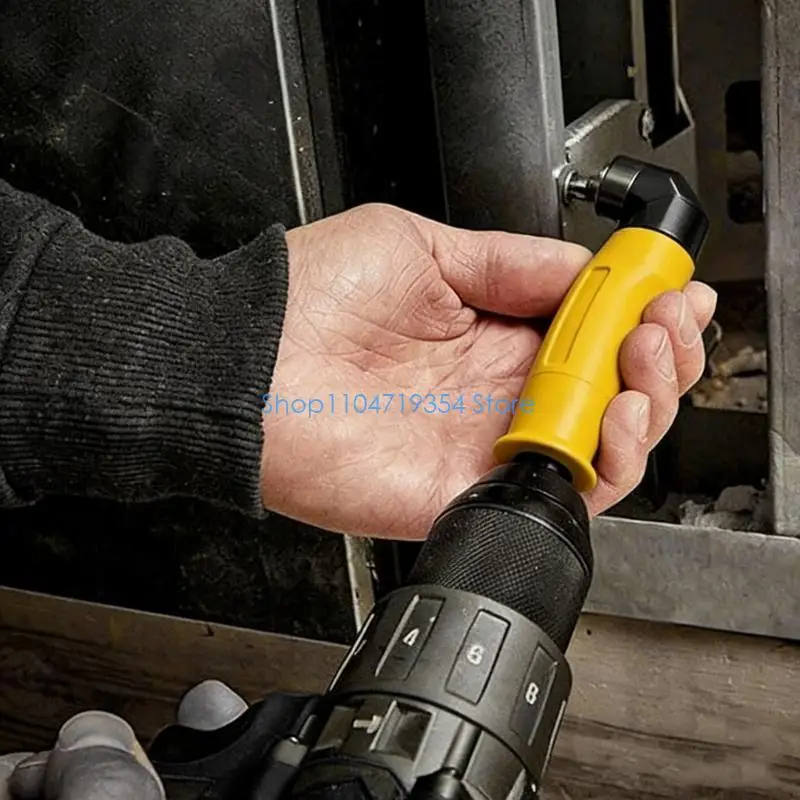 0XLD Strength 90degree Angles Drill Adapter Compactly Design 1/4in Hexagonal Shank