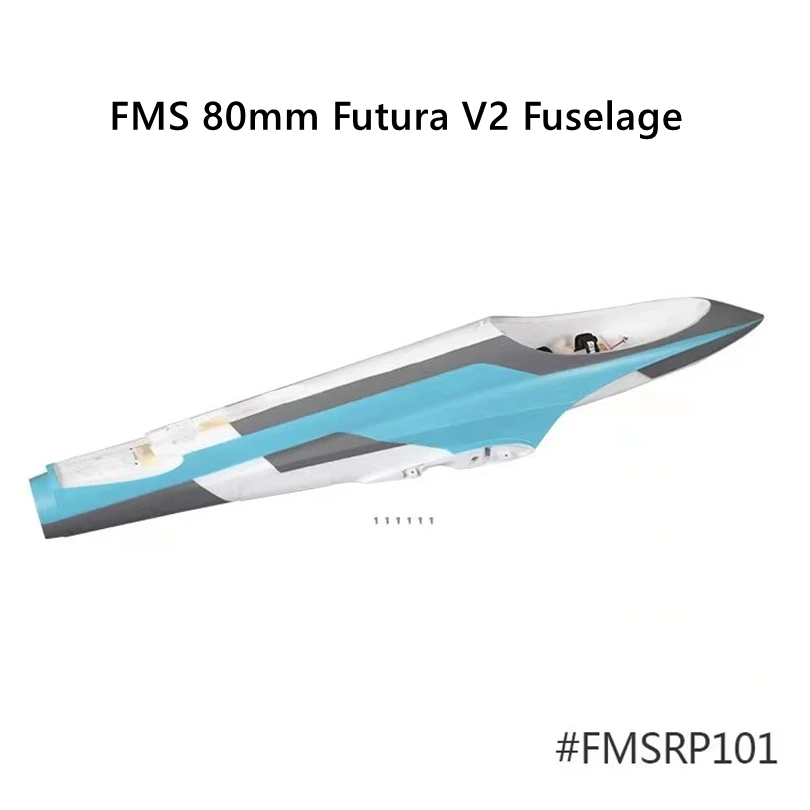 FMS 80mm Ducted Fan EDF Jet Futura V2 V3 Fuselage Main Wing EPO Foam RC Airplane Model Plane Aircraft Avion pare Parts