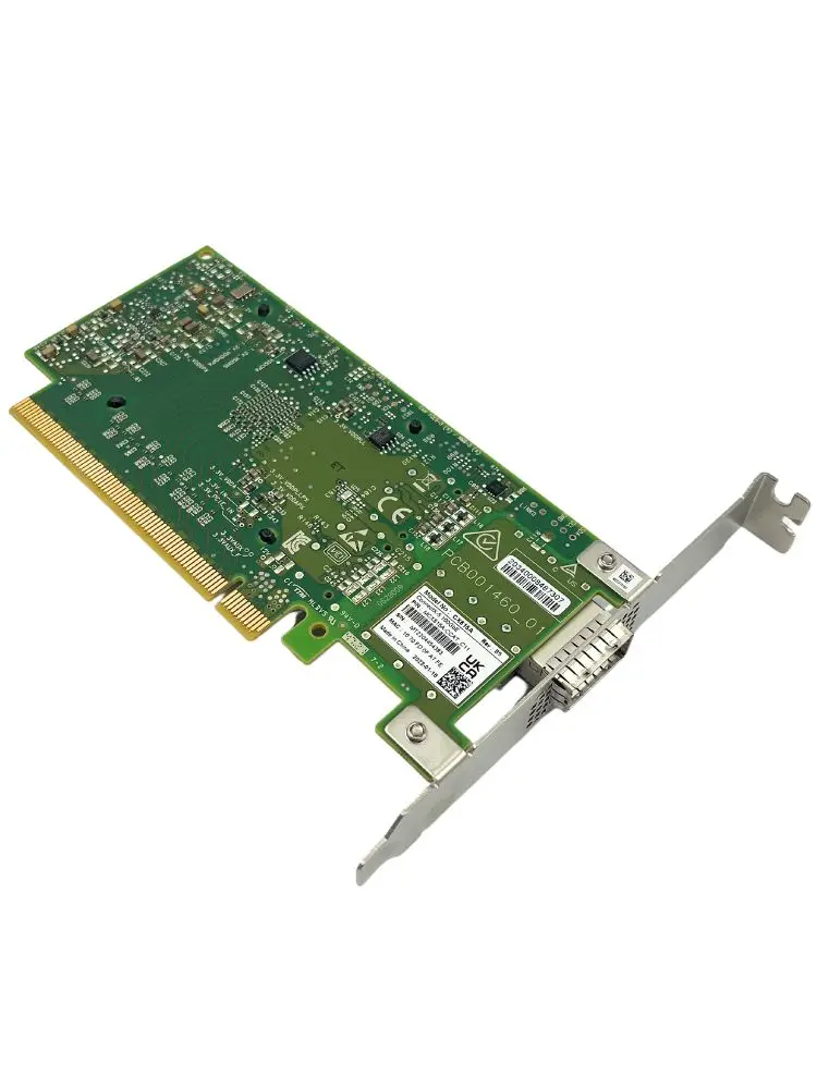 MCX515A-CCAT PCIe 3.0 X16 منفذ واحد QSFP28 100GbE بطاقة واجهة الشبكة ConnectX-5 محول سلكي خارجي لاستخدام الخادم d