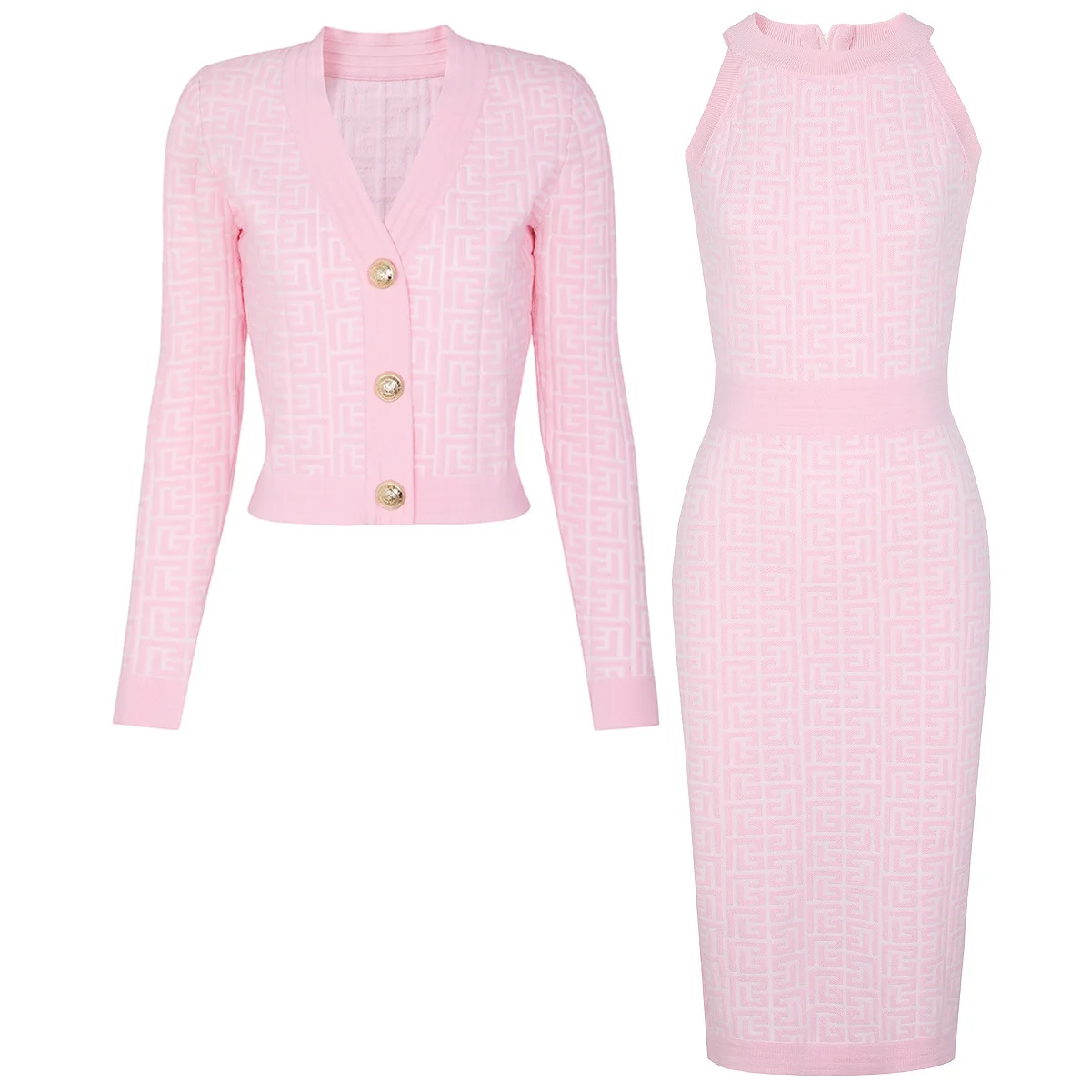 

Комплект платьев, офисная мода, женская шикарная короткая куртка, платья, корейский наряд, одежда высокого качества, женская элегантная однотонная одежда из 2 предметов