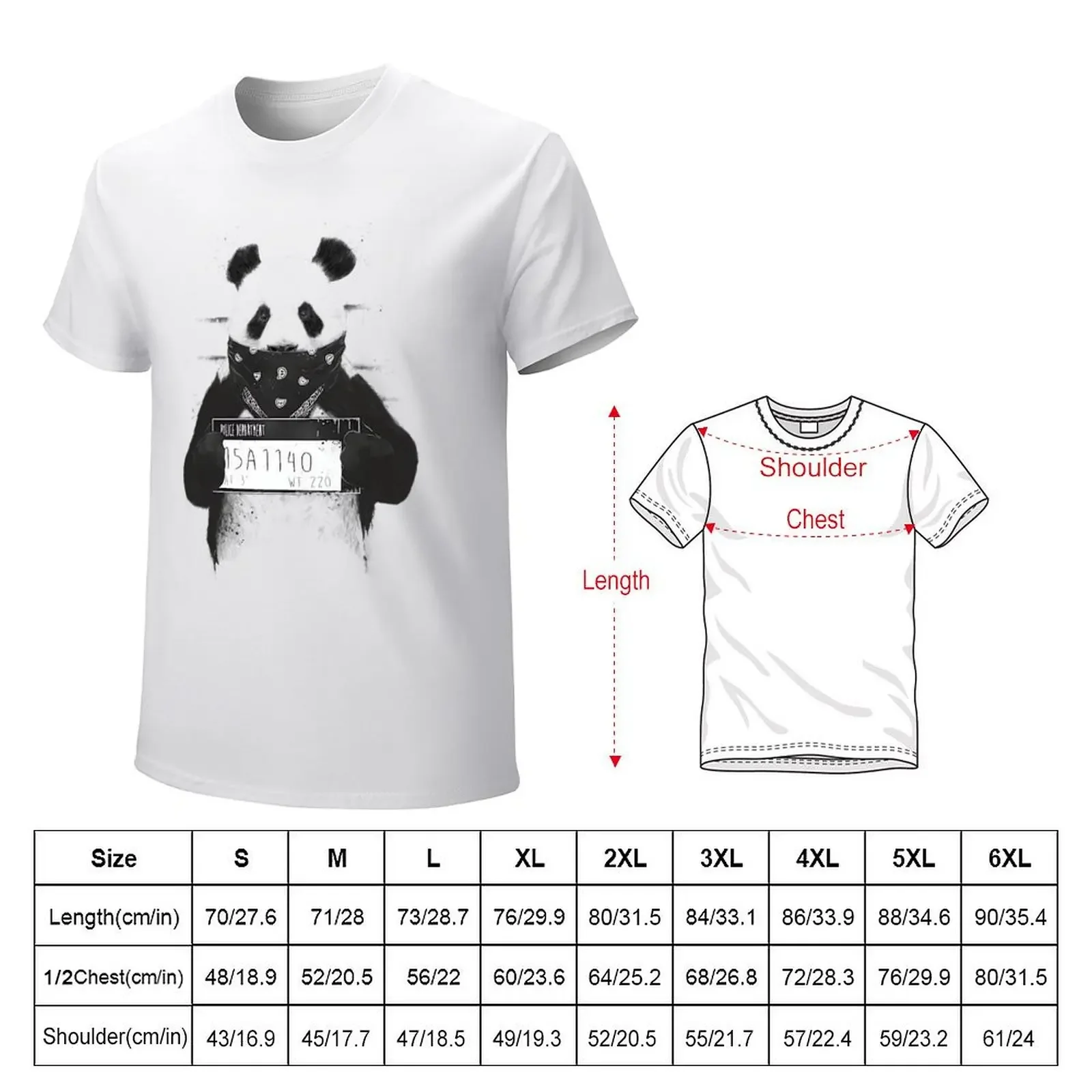 bad panda balazs solti transparent T-shirt oversizeds plus sizes vintage t shirts for men cotton