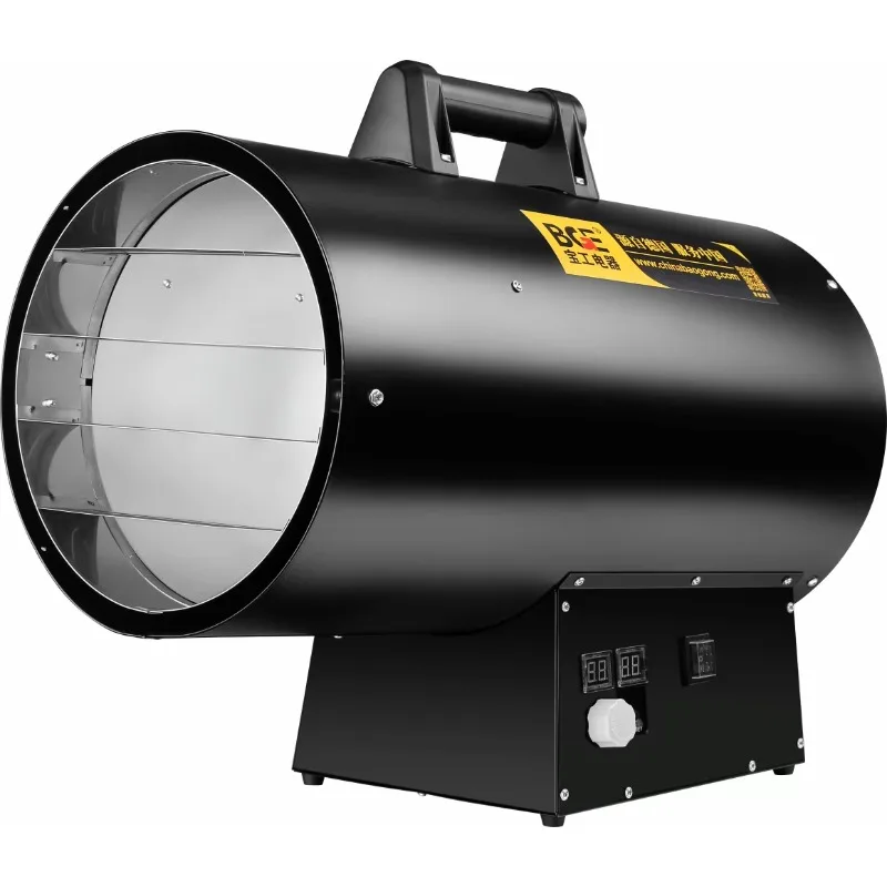 ATV&UTVBGE 55KW Portable Gas Heater Industrial LPG Air Forced Heater Adjustable Propane Space Heater for Workshop