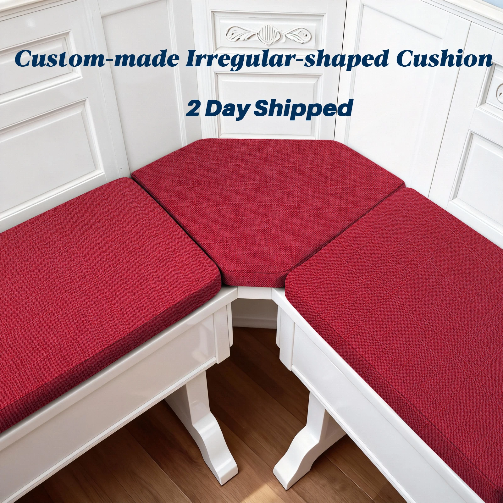 

Custom Bench Cushions Chair Seat Sofa Pillow Bay Window Cushion Indoor Outdoor Cushions for Swing Backseat Garden Bench Seat