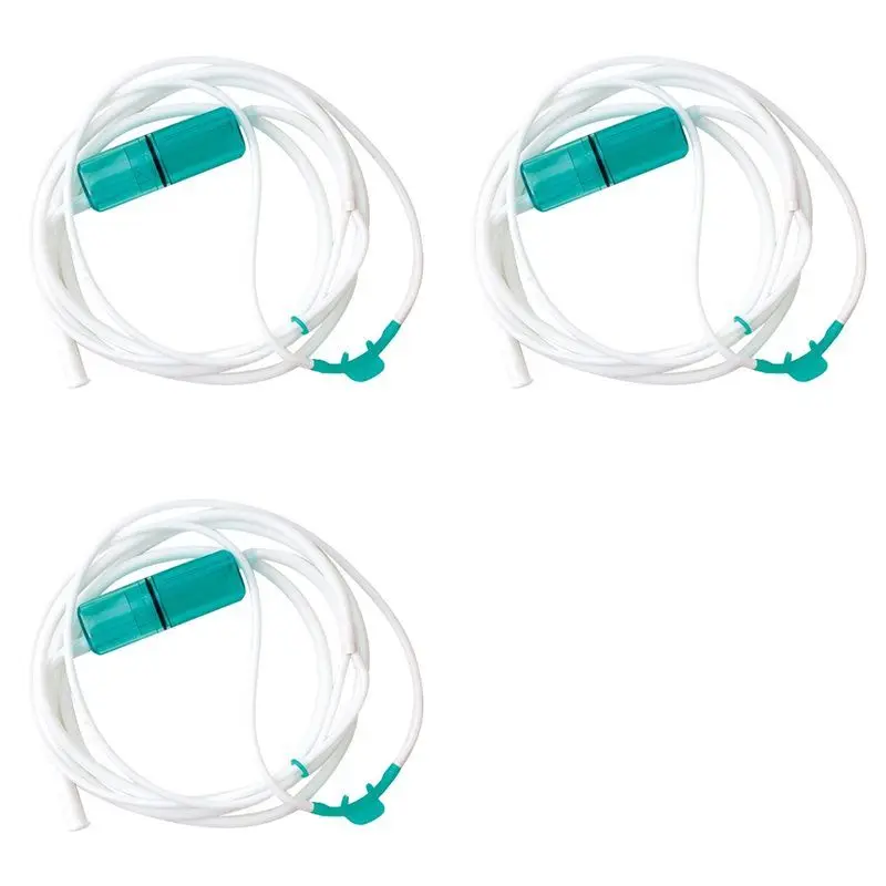【FEEL THE DIFFERENCE 】3X Oxygen Tube, Made Of Silicone Material, Nasal Oxygen Cannula,Not Easy To Deform And Crack,3 Meter