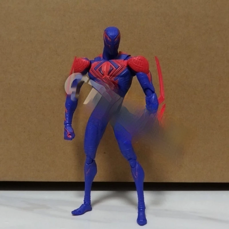 

Parallel Universe 2099 Spider Man Miguel O'Hara Mobile Handheld Model Toy Desktop Ornament Holiday Gifts Movie Peripherals