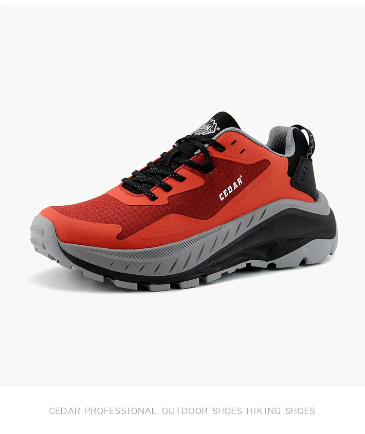 RAN Wanderschuhe Herren Trekking-Sneaker Rutschfeste Freizeitschuhe Knöchelhohe Damen Outdoor-Sportschuhe Dämpfung Leichtgewicht Taktische Stiefel – Detail 14