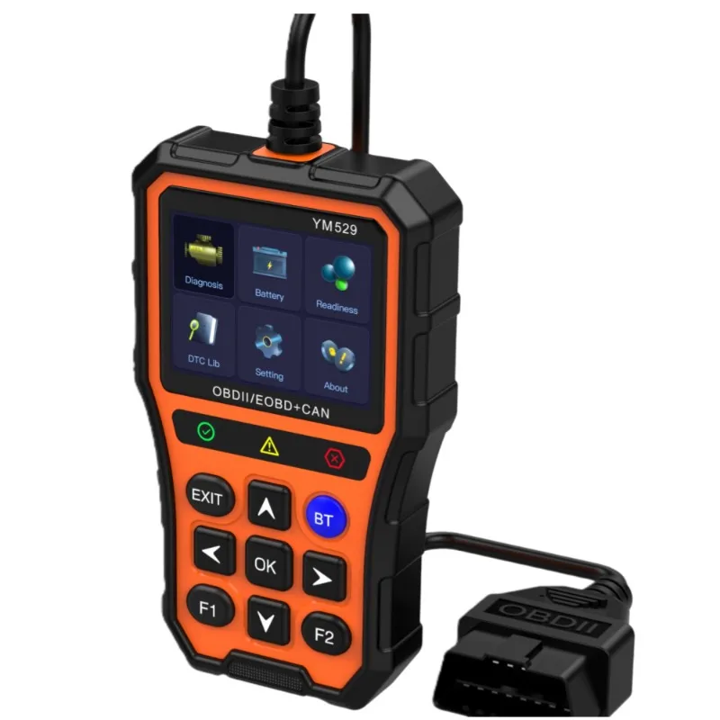 Car Professional Diagnostic Scan Tool YM529 Vehicle System Code Reader Battery Test Auto Scanner