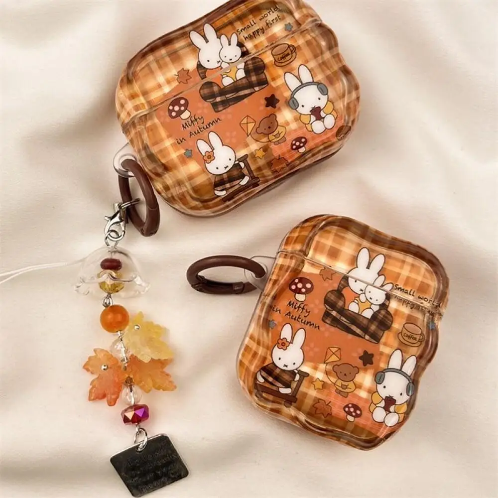 미피 이어폰 보호 케이스 귀여운 애니메이션 만화 창의적이고 간단한 카와이 방지용 이어폰 보호 케이스 장식 선물