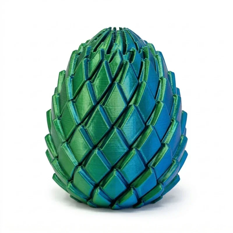 3D-geprint drakenei stressverlichtend speelgoed fidget gadget stressverlichting vervormbaar draaiei speelgoed bureau ornament huisdecoratie