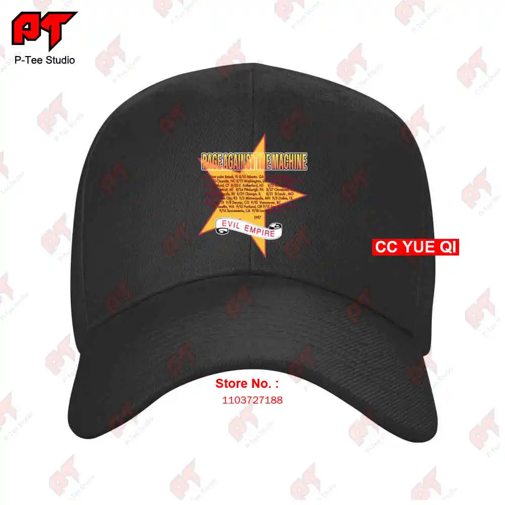 Gorra de béisbol Rage contra la máquina, gorra de camión, Tour Evil Empire, 3ULB, 1997