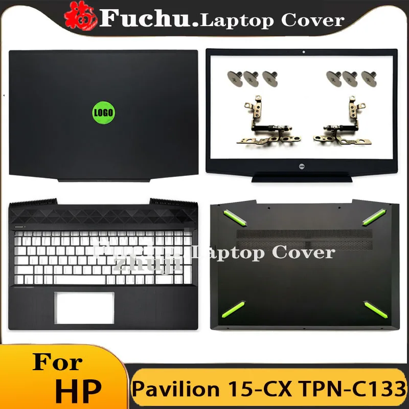 

NEW LCD Back Cover For HP Pavilion 15-CX TPN-C133 Laptop Front bezel/Hinges/Palmrest Upper Case/Bottom Case L20314-001 Green