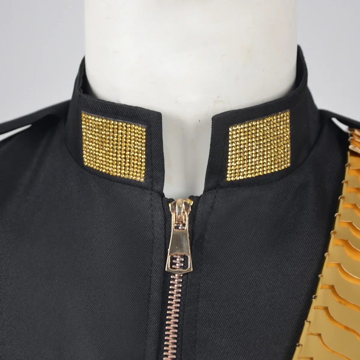 Michael Joseph Jackson Classic JAM Jacket & Metal Belt Bullet Punk Exactly Same High Collection Halloween Costumes - view 5