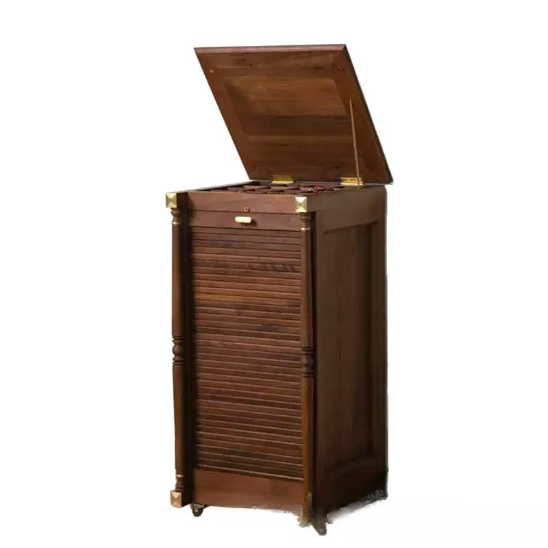 North American Black Walnut, Adult Eastlake Cabinet Drawer Jewelry Wenwan Storage Cabinet Medieval