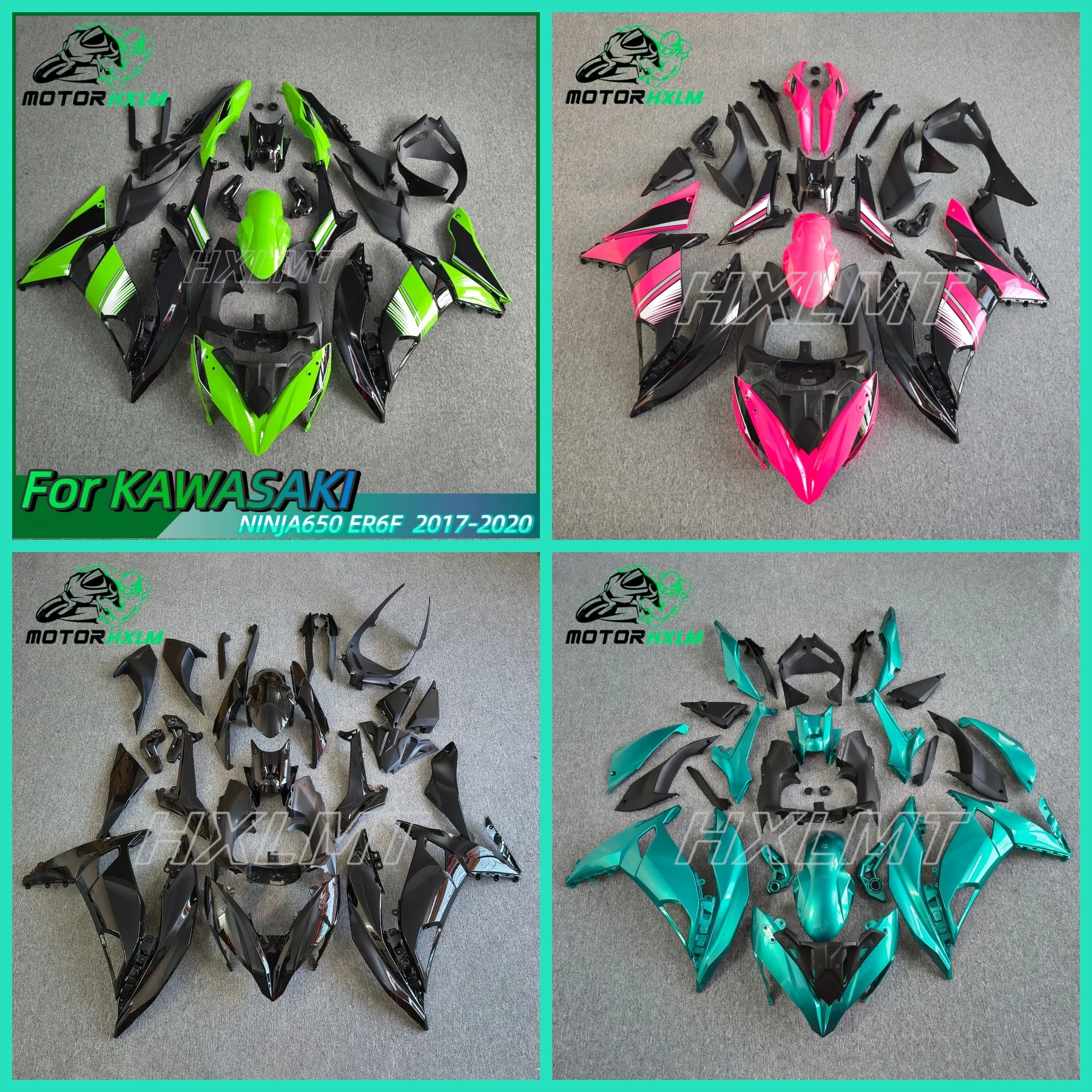 High Quality Motorcycle Fairing Kit Fit For Ninja650 EX650 ER6F 2017 2018 2019 Replacement Fairings Variety of Colors