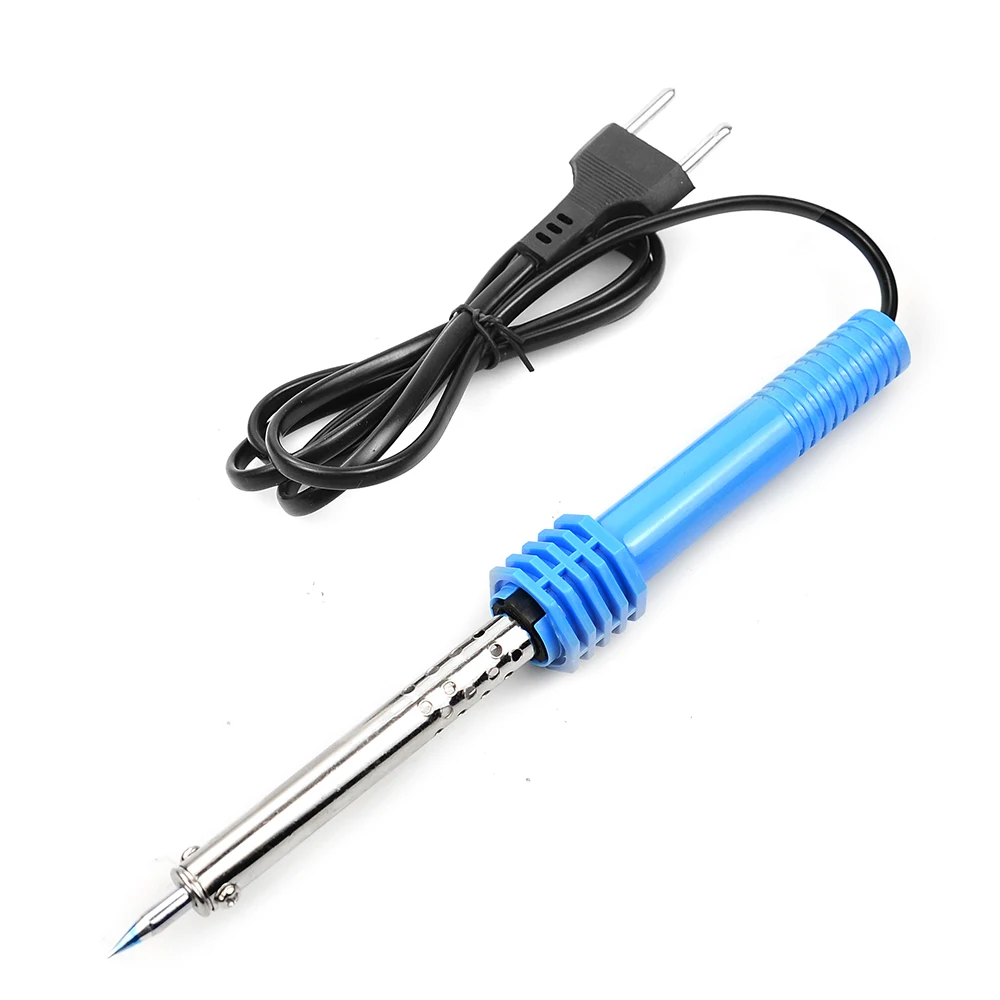 Newest 40W LCD flat wire welding tool LCD screen wire hot pressing head T-shaped all copper electric soldering iron head