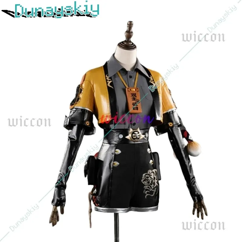 

2025 22 Ju Fufu Косплей Костюм Парик Униформа Куртка Шорты Zenless Zone Zero Yunkui Summit Хэллоуин Вечеринка для Женщин Девочек Карнавал