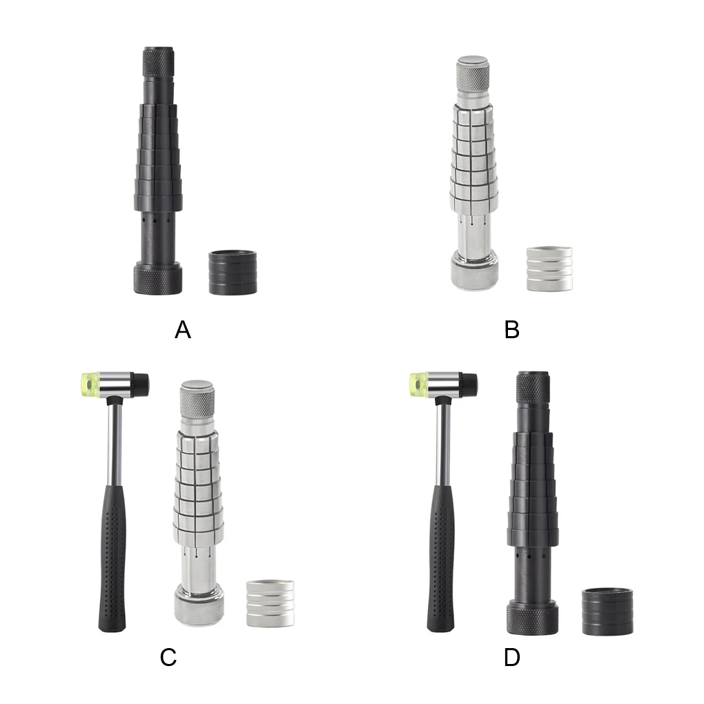 Легкие обручальные кольца для увеличения обручального кольца Легко прочный и простой в инструменте с прочным черным + резиновым хамме