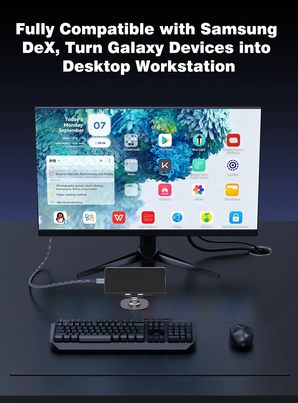 UGOURD Thunderbolt 5 USB4 Gen4 Kabel 90-Grad-Winkelstecker 80Gbps 16K Geflochtenes USB-C-zu-C 240W Schnellladekabel für EGPU – Detail 9