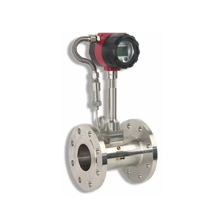 

2" to 4" output signal 4-20ma vortex digital gas flow meter DN50 to DN100 ammonia stainless steel flow meter