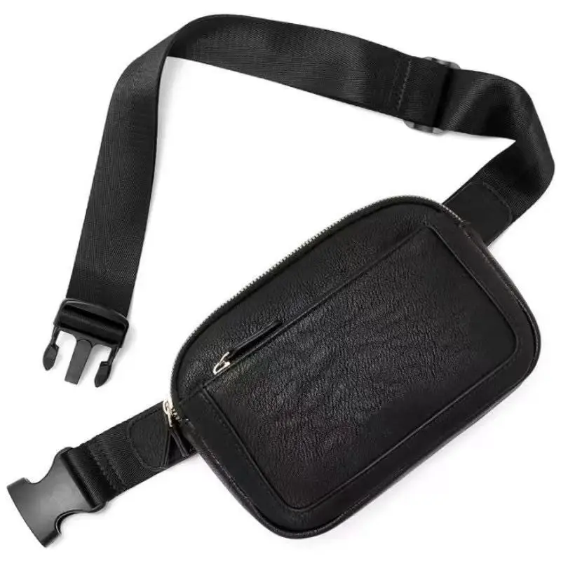Nueva moda, bolso bandolera portátil, bolso de cintura con correa ajustable, bolso informal de cuero para hombres y mujeres, bolso de moda