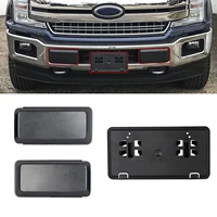 Protector de parachoques delantero, cubierta de inserción, soporte de montaje de licencia para Ford F150 2018 2019 2020