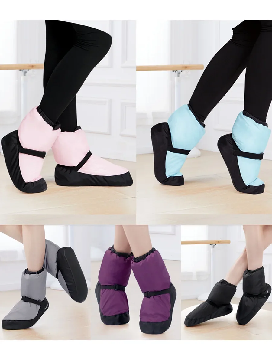 Winter Ballet Warm Up Booties Women Girls Ballerina Ballet Point Warm Shoes Ballet Dance Warm-Up Boots Warmers for Women